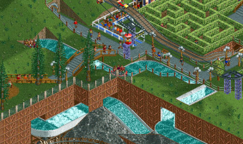 never-obsolete:RollerCoaster Tycoon: Loopy Landscapes (2000)