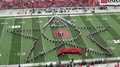 xmichaeljacksonx:  Ohio State University Marching Band Michael Jackson Tribute OSU vs Iowa 10-19-13 