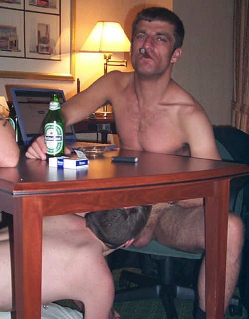 daddynsons:  Me on my knees sucking my dad’s cock. My uncle with his cock buried in my ass. I loved serving both my dad and uncle, after which I had to show my cousin how grateful I was for him taking these pictures. 