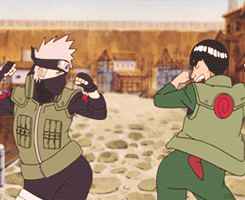 mikigrey:  Me and my best friend when we pass the exam.  {The gif is not mine}