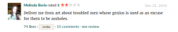 witchknits:  hands down the best review I have ever seen on goodreads 