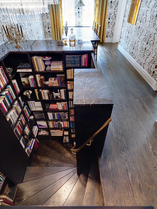 amandaonwriting:  Bookshelves as Stairs, Artists’ Residence, New York City BSC