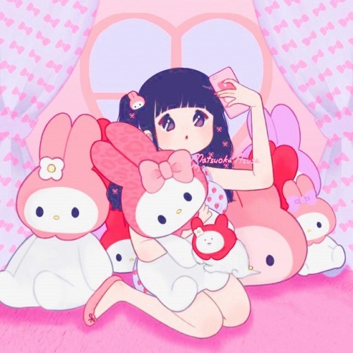pinkdere:Sanrio girls.♡artist: twitter.com/PompokoCharge/status/1018814258883092480