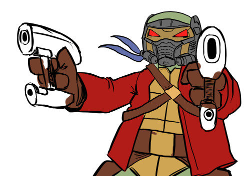 theagentmcguffin:Also remember that last Turtle/GotG crossover pic I’m trying to work on? Here’s wha