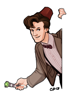 algiel:  11th Doctor by ~CPatten  jajajaja que bien dibujado ^^