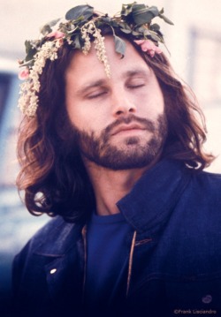 soundsof71:Jim Morrison’s flower crown,