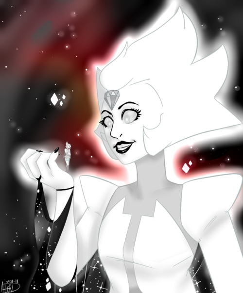 I am madly in love with white diamond’s design. Pink diamond pic is on the way soon. See if you can 