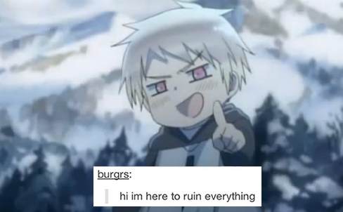 buttercupandwestley:  Hetalia- tumblr inspired - part 2 Part 1 