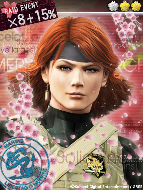 lucaspsi:Never forget that the Cherry Blossom set for the Metal Gear card game was literally just th