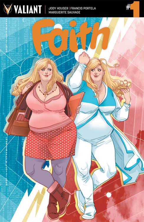 micdotcom:  Yes, that is a full-figured female superhero starring in her own comic. Since the early ‘90s, the Harbinger series, about super-powered but socially challenged teens, has been written by and focused on men. In a few months however, supporting