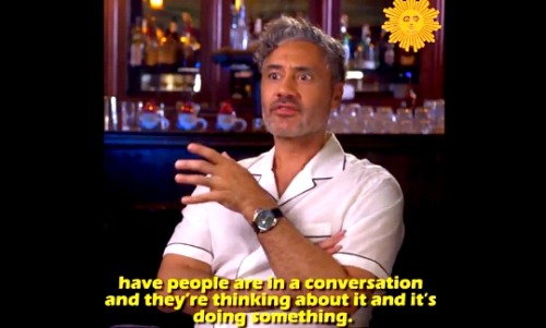 iwouldvebeendrake01:Taika Waititi discussing Jojo Rabbit on Sunday Morning (February 2, 2020)