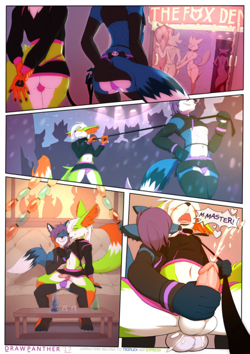 drawpanther: I don’t see what’s so great about this clu- they let you do WHAT!?A fun comic page comm