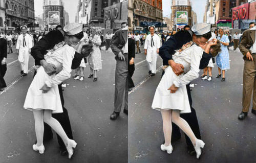 odditiesoflife:     Seeing History in Color Colorization has become increasingly popular lately, and the creators behind this new breed of updated imagery use all the technological resources of the last 20 years to strive for more than just plausibility