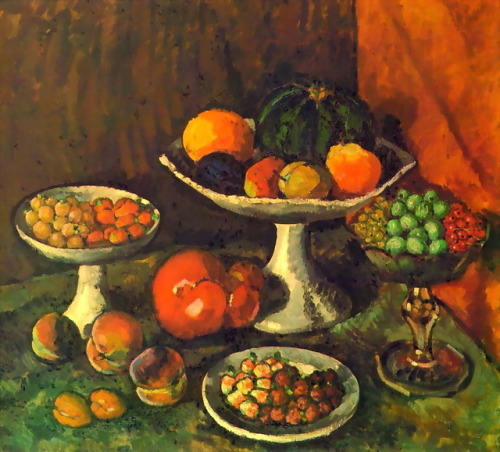 ilya-mashkov: Fruits and Berries, Ilya Mashkov Medium: oil,canvaswww.wikiart.org/en/ilya-mas