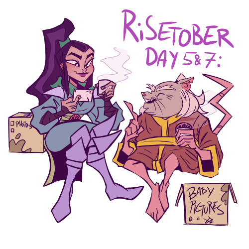 Forgot to post all my other Risetober illustrations here because Tumblr keeps messing with my tags h