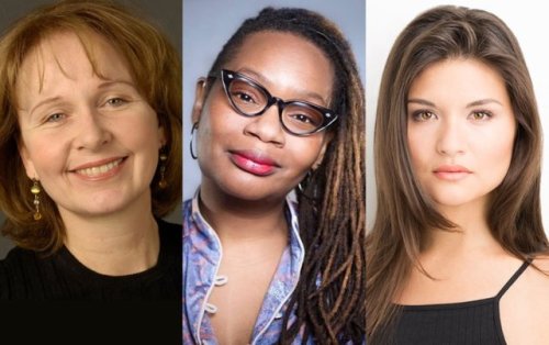 SelectedShorts: Kate Burton, Shalewa Sharpe (@silkyjumbo), and Phillipa Soo (@Phillipasoo) join