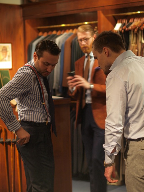 Stockholm trunk show Zaremba Bespoke WarsawMany thanks to Olof, Andreas and A. Marchesan shop in Sto