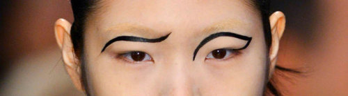 miucciuh:Céline S/S 14 Eyebrows