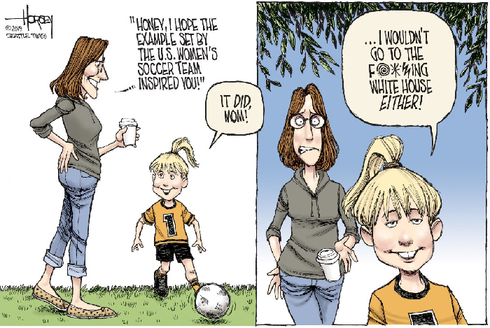 advanced-procrastination:  cartoonpolitics:    (cartoon by David Horsey)     I’m