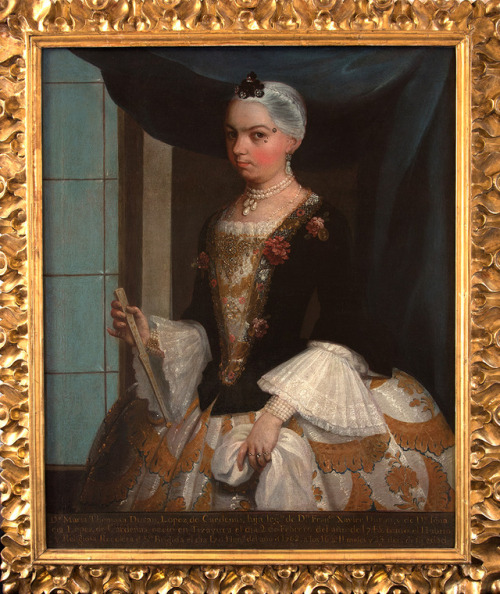 Portrait of Tomasa Durán López de Cárdenas by Juan Gil Patricio Morlete y Ruiz,