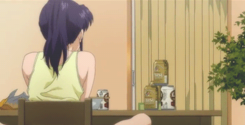 Certainly the most unexpected drinking straw in anime history&hellip;