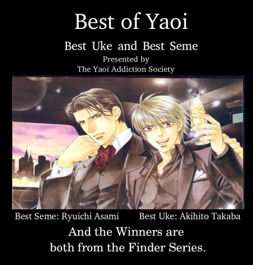 theyaoiaddictionsociety:  The Best of Yaoi (B.O.Y.) Awards 2014 We posted choices for 11 categories on our Facebook Page during December 2014 and Today, New Years Eve (December 31, 2014) we now announce the results. (Know these results were made after