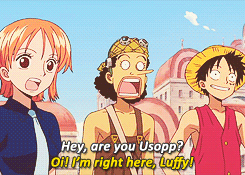 zoros:  &ldquo;This guy’s nose is square… which means… he’s Square-Usopp!&rdquo;