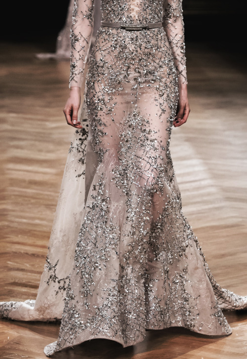 runwayandbeauty:Detail at Ziad Nakad Haute Couture Fall/Winter 2016-17.