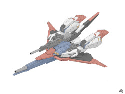 Mousanjiq:  Msz-006 Zeta Gundam (Waverider)