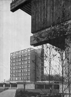 fuckyeahbrutalism:  Ketteler College, Mainz, Germany, 1961-66 (Hans-Joachim Lenz) 