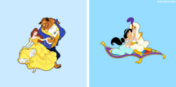 mouseavenger:  Disney’s canon couples Belle