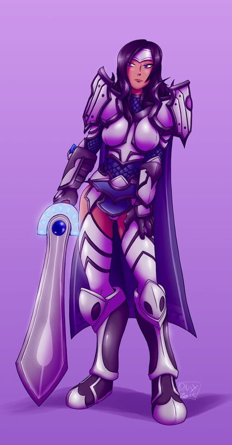 dmxwoops:    airbrushed commissions for ​Solaire of their character Eralesa  