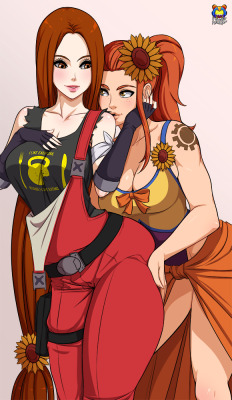 kyoffie:Leona X Brigitte Outfit swap!  Crossover