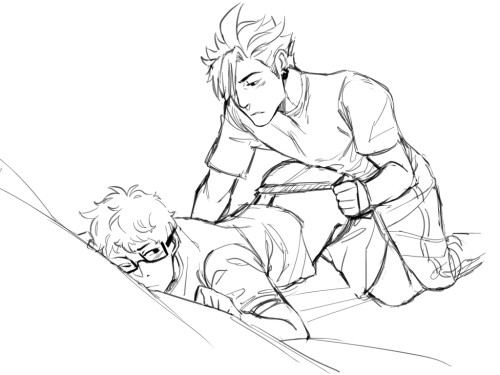 blowfishtsuki:  some kurotsuki sketches (✿⊙‿⊙) 