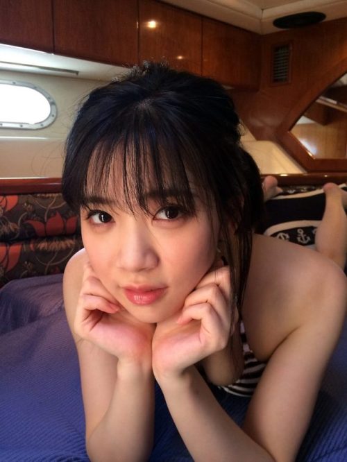 negyuria:  (NGT48奈良未遥　東京湾クルーズ オフショ祭り　♯３船内編② – B.L.T.webから) 