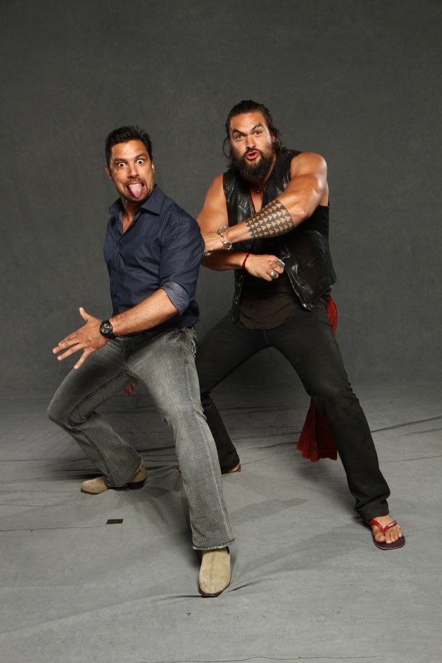 satedanbadass:  Jason Momoa and Manu Bennett at Florida Super Con