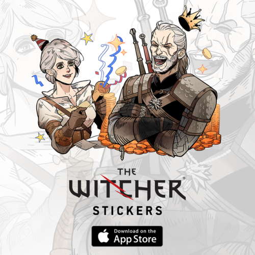 polapaz1988: The Witcher Stickers!!Official shop. I forget reblog it orz