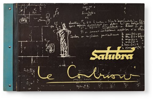 Salubra, wallpaper sample book Le Corbusier, 1959. Switzerland. Via Cooper Hewitt + Bukowskis