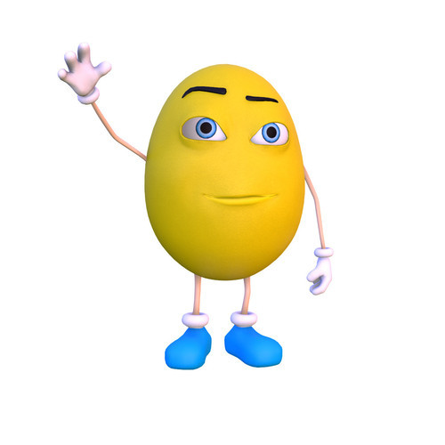 Darnell 3D — Cartoon Egg Character