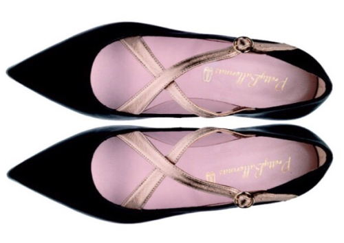 Beautiful Miu Miu shoe for Spring and I love also the ankle version in stripes. A lot of strings, di