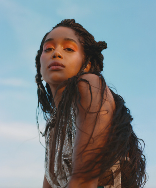 flawlessbeautyqueens: Laura Harrier photographed by Renell Medrano