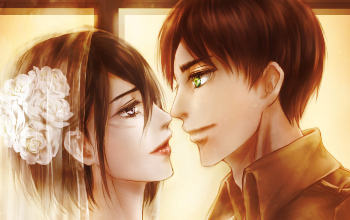cang-ye-ji:  Mikasa Week, July 29: Scarf“Some thing like that…I’ll wrap it