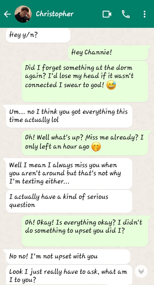 He Texts Asking 'what Are We?'
