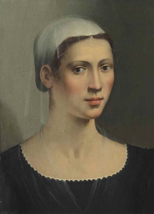 Ridolfo GhirlandaioPortrait of a lady, bust-length