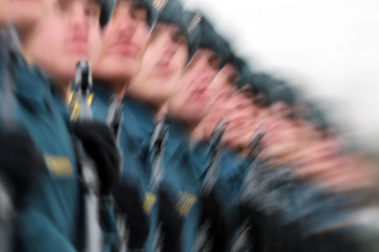 Victory day parade rehearsal (for Izvestia newspaper)