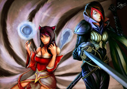 naplayslol:  League of Legends : Ahri and