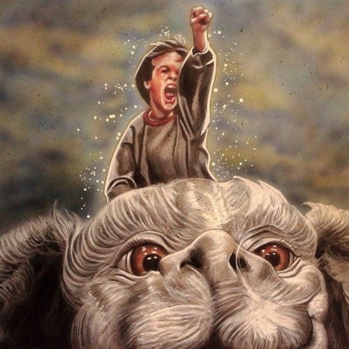 Happy National Dog Day! #nationaldogday #neverendingstory #fanart #falcor #yeahhhhhttps://www.inst