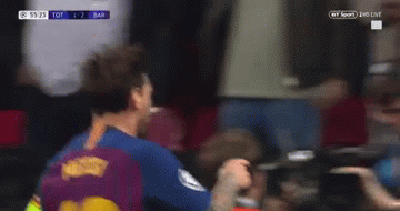 tinymodric:  The cutest goal celebration ever