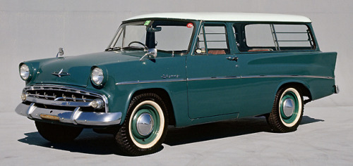 carsthatnevermadeitetc:Prince Skyway ALVG series, 1957. The Skyway was a van/wagon based on the orig