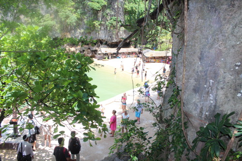 Down to James Bond Island more closer. (We walk up into the mountain at first)And here is so many to